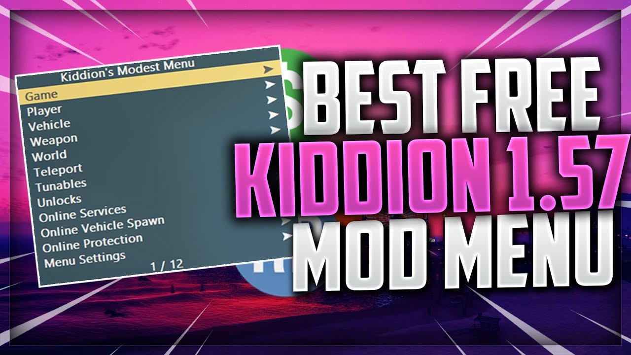 KIDDIONS MOD MENU GTA V ONLINE NEW MOD MENU 2022 GTA 5 UNDETECTED