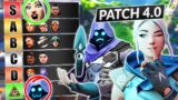 NEW ACT 4 BEST AGENTS TIER LIST – This NEW 4.0 META is AMAZING!!!  – Valorant Update Guide