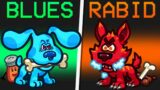 *NEW* BLUES CLUES vs RABID RED IMPOSTER ROLE in Among Us?!