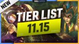 NEW TIER LIST for PATCH 11.15 – League of Legends