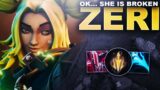 OK… I ACTUALLY THINK ZERI IS BROKEN… | League of Legends