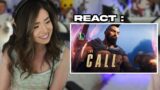 Pokimane reacts to "The Call | Season 2022 Cinematic – League of Legends"