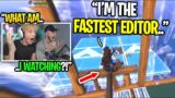 Reacting to the FASTEST EDITOR in Chapter 3 Fortnite…