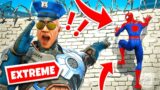 SPIDERMAN: EXTREME Prison Escape! (Fortnite Cops and Robbers)