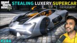 STEALING LUXURY SUPERCAR OF $10000000 FOR BRAND NEW RACE | GTA V GAMEPLAY #144