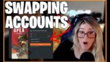 Swapping accounts with my BOYFRIEND in Apex Legends