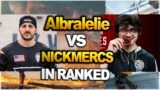 TSM Albralelie's team vs NICKMERCS's team in ranked |  PERSPECTIVE ( apex legends )