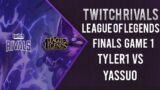 Twitch Rivals League of Legends Finals Tyler1 vs Yassuo Game 1