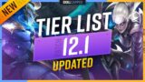 UPDATED TIER LIST for PATCH 12.1! – League of Legends