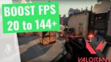 Valorant Act 3 – How to BOOST FPS and Increase Performance on any PC 2021