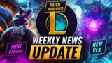 WEEKLY NEWS UPDATE: Ahri Rework + Vel'koz VFX & More – League of Legends Season 12