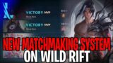Wild Rift – Upcoming New Matchmaking System And More !! – LEAGUE OF LEGENDS WILD RIFT