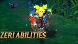 ZERI ABILITIES Gameplay Explained – New Champion – League of Legends