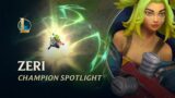 Zeri Champion Spotlight | Gameplay – League of Legends