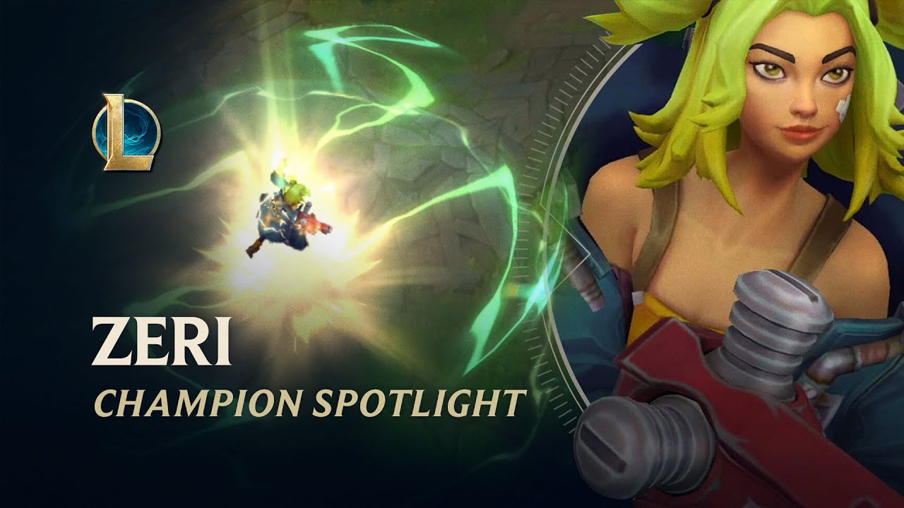 Zeri Champion Spotlight | Gameplay - League of Legends - Game videos