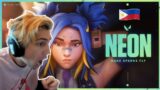xQc Reacts to Spark – NEON Agent Trailer // VALORANT
