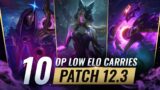 10 BEST Low Elo CARRIES For EASY LP on Patch 12.3 – League of Legends Season 12