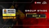 MGA University Championship Season 2 – Group Stage – Hari ke-2