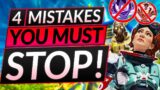 4 MORE BRUTAL Mistakes Keeping You HARDSTUCK – BEST Tips to RANK UP – Apex Legends Guide