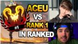 ACEU team vs RANK 1 team in ranked | NICKMERCS played ranked with ACEU ( apex legends )