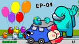 Among us Mini with Balloon VS Innocent car || Part-04