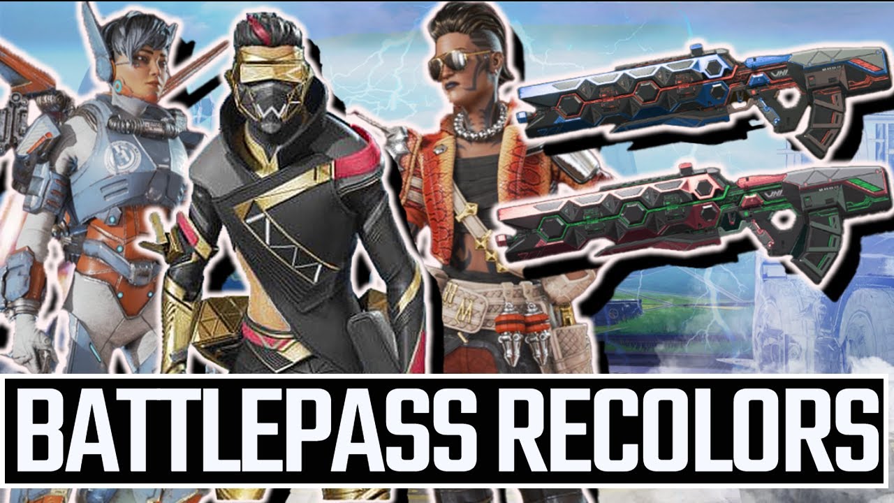 Apex Legends New Battle Pass Recolors And Patch Update - Game Videos