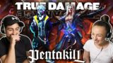 Arcane fans react to TRUE DAMAGE and PENTAKILL! (GIANTS & Mortal Reminder) | League of Legends