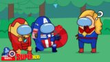 Captain America Says Love Captain Marvel – Among Us Marvel – Among Us Superhero