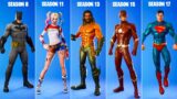 Evolution of DC Series Skins in Fortnite! (Season 1 – Season 17)