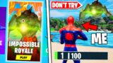 Fortnite Added IMPOSSIBLE MODE, and I tried it…