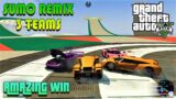 GTA V | Amazing And Funny Win In Sumo Remix Between 3 Teams