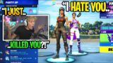 I Added Players I KILLED in Arena in Fortnite… (funny reactions)