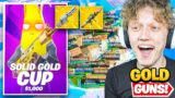 I Hosted a GOLD GUNS ONLY Tournament for $100 in Fortnite… (unfair)