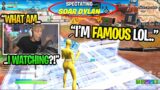 I Spectated a FAMOUS YOUTUBER in Fortnite… (he's cheating?)