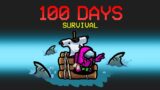 I Survived 100 Days in Modded Among Us