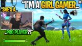 I met an UNDERCOVER PRO girl gamer in Fortnite… (I was SPEECHLESS!)