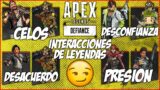 Interacciones de leyendas revelan "Amistades, enemistades y algo mas…" en Apex legends DEFIANCE