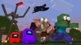 Monster School : LIGHT HEAD AND AMONG US IMPOSTOR ATTACK – Minecraft Animation