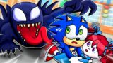 Poppy Playtime Animation || Sonic VS Venom Spiderman Rescue Poppy || Among Us Stop Motion Paper