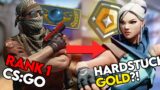RANK 1 CS:GO But Now HARSTUCK GOLD in Valorant… So We Reviewed (and Roasted) His Gameplay