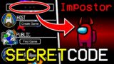 SECRET GLITCH CODE TO GET IMPOSTER EVERY TIME IN AMONG US! HOW TO ALWAYS BECOME IMPOSTER IN AMONG US
