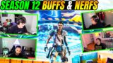 STREAMERS REACTS TO APEX LEGENDS SEASON 12 BUFFS & NERFS | APEX LEGENDS DAILY HIGHLIGHTS