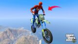 Spiderman Balap Motor cross KLX Rampa Challenge Seru Banget – GTA V