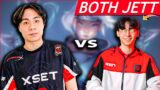 TenZ Plays Against Xset Cyrocells Both Playing JETT in Immortal Radiant Ranked Lobby Valorant