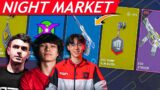 TenZ & Other Valorant Pros & Streamers React To Their NIGHT MARKETS | Valorant Night Market Skins