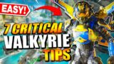 The Only 7 VALKYRIE TIPS YOU NEED For Apex Legends Season 12!