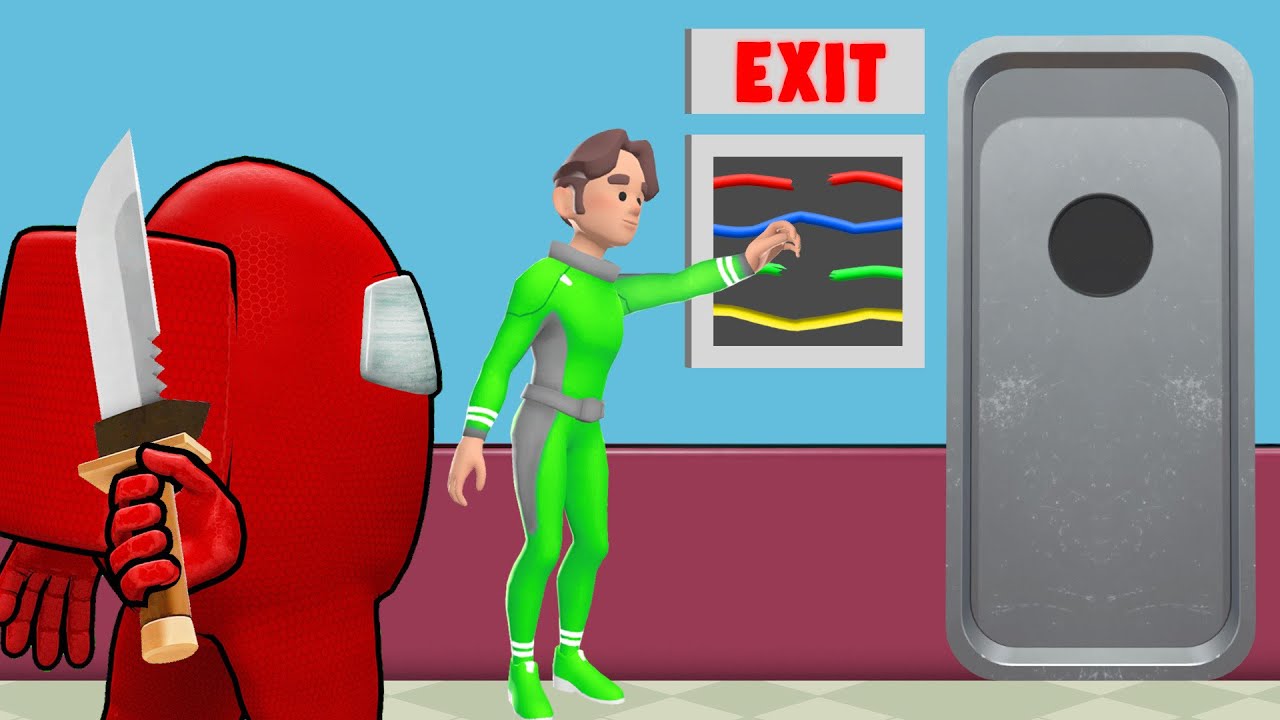 This Was The MOST DANGEROUS AMONG US Escape Room! Game videos