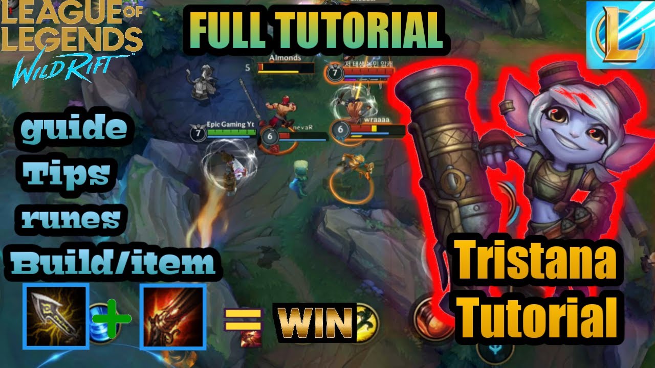 Tristana Wild Rift:Tutorial,Lane,Guide,build,tip tricks|League of