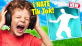 Trolling ANGRY Kid With *NEW* Marshmello TikTok Emote in Fortnite!