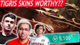 Valorant Pros & Streamers React to New TIGRIS Skin Bundle Valorant | Valorant New Skins Reaction